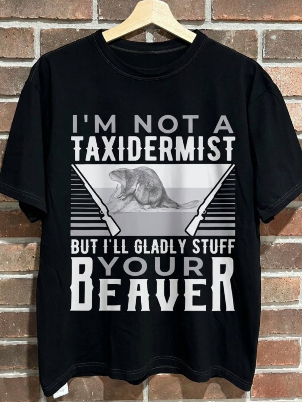 Funny Taxidermist Stuff Your Beaver Retro T-Shirt